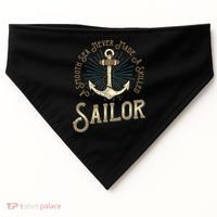A Smooth Sea Never Made A Skilled Sailor USA-Made Doggie Bandana thumb 0