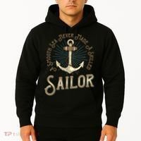 A Smooth Sea Never Made A Skilled Sailor Hoodie thumb 2