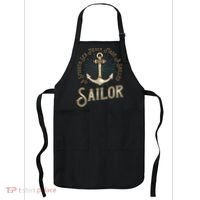 A Smooth Sea Never Made A Skilled Sailor Apron thumb 0