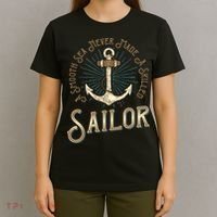 A Smooth Sea Never Made A Skilled Sailor T-Shirt thumb 4