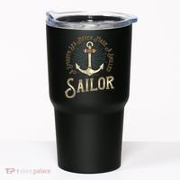 A Smooth Sea Never Made A Skilled Sailor Tumbler thumb 0