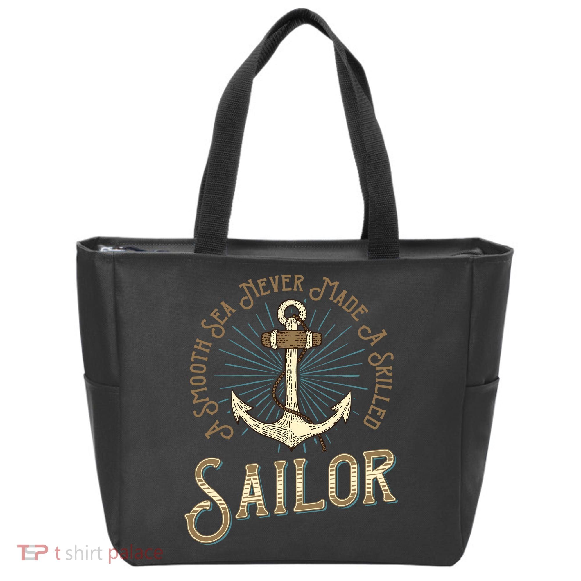 A Smooth Sea Never Made A Skilled Sailor Tote Bag