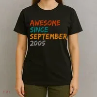 Awesome Since September 2005 T-Shirt thumb 4