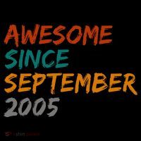 Awesome Since September 2005 Button thumb 1