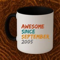 Awesome Since September 2005 Coffee Mug thumb 2