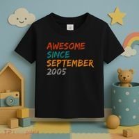 Awesome Since September 2005 Toddler T-Shirt thumb 3