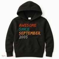Awesome Since September 2005 Kids Hoodie thumb 0