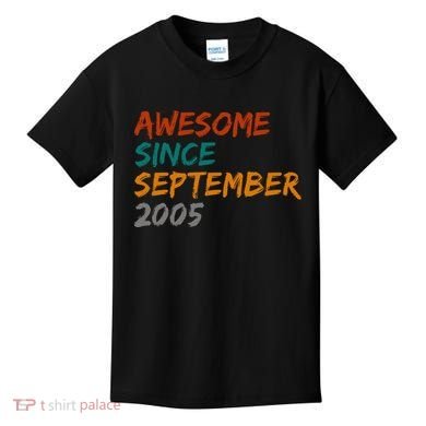 Awesome Since September 2005 Kids T-Shirt