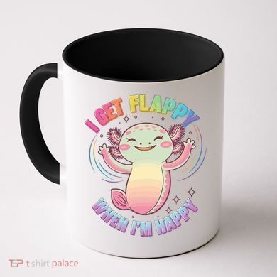 Autism Support Stimming Axolotl I Get Flappy When I´m Happy Coffee Mug