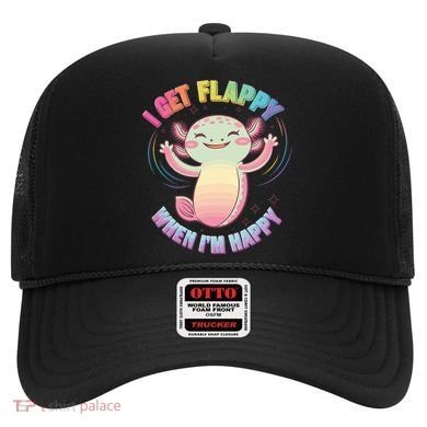 Autism Support Stimming Axolotl I Get Flappy When I´m Happy Hat