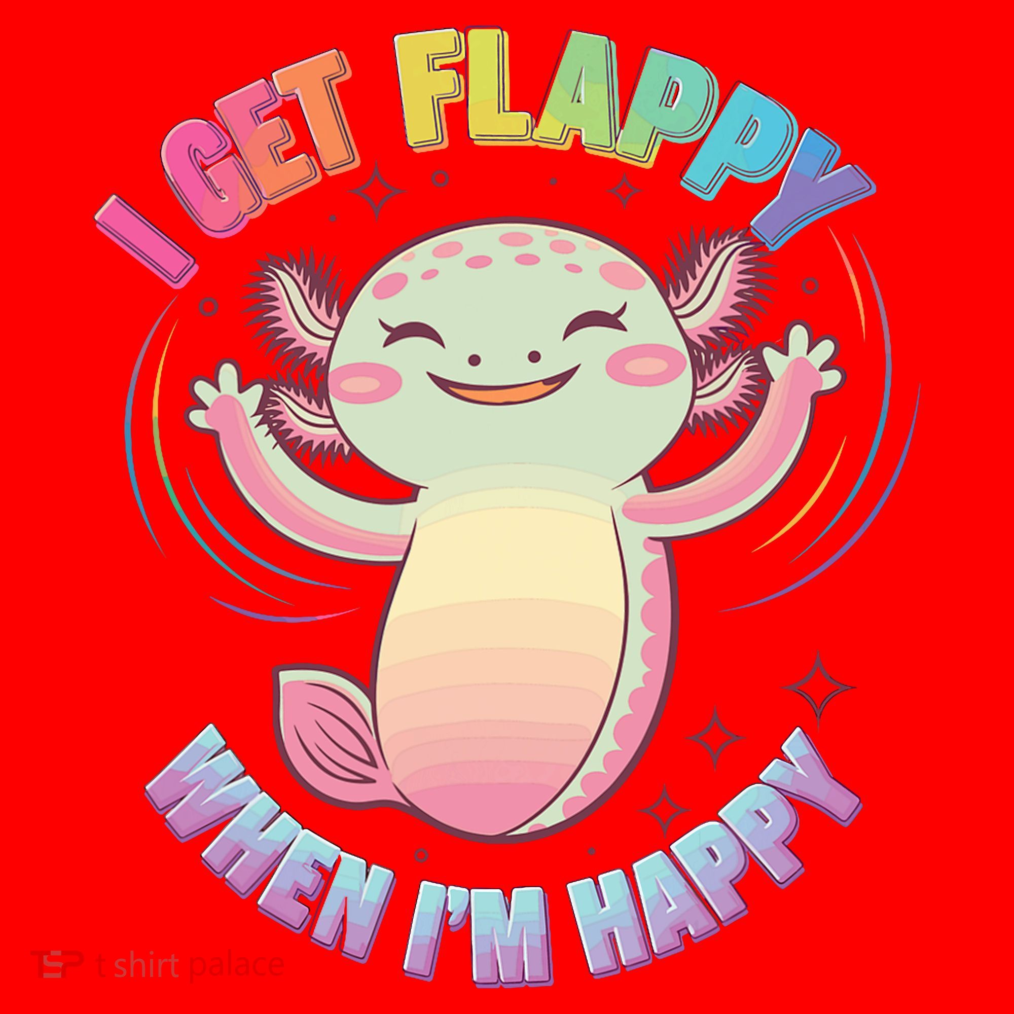 Autism Support Stimming Axolotl I Get Flappy When I´m Happy Santa Hat