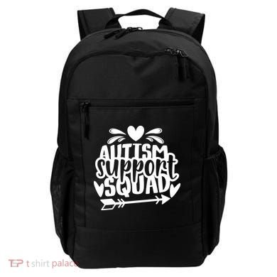 Autism Support Squad | Black / White Backpack
