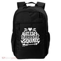 Autism Support Squad | Black / White Backpack thumb 0