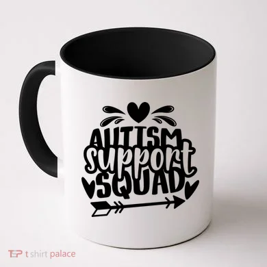 Autism Support Squad | Black / White Coffee Mug