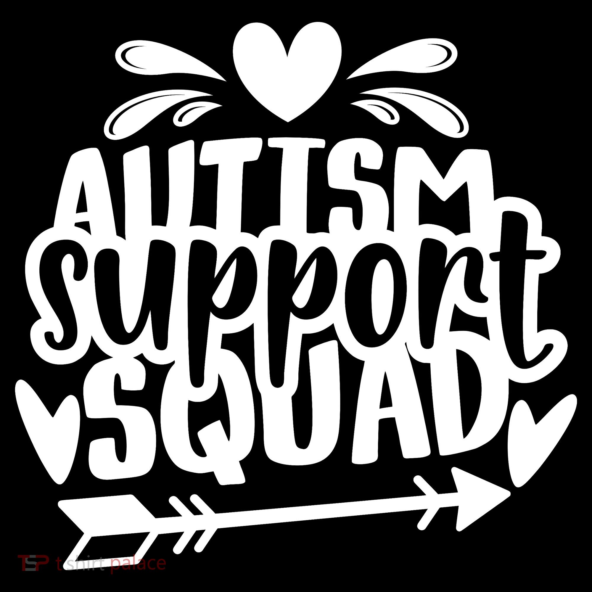 Autism Support Squad | Black / White Ornament