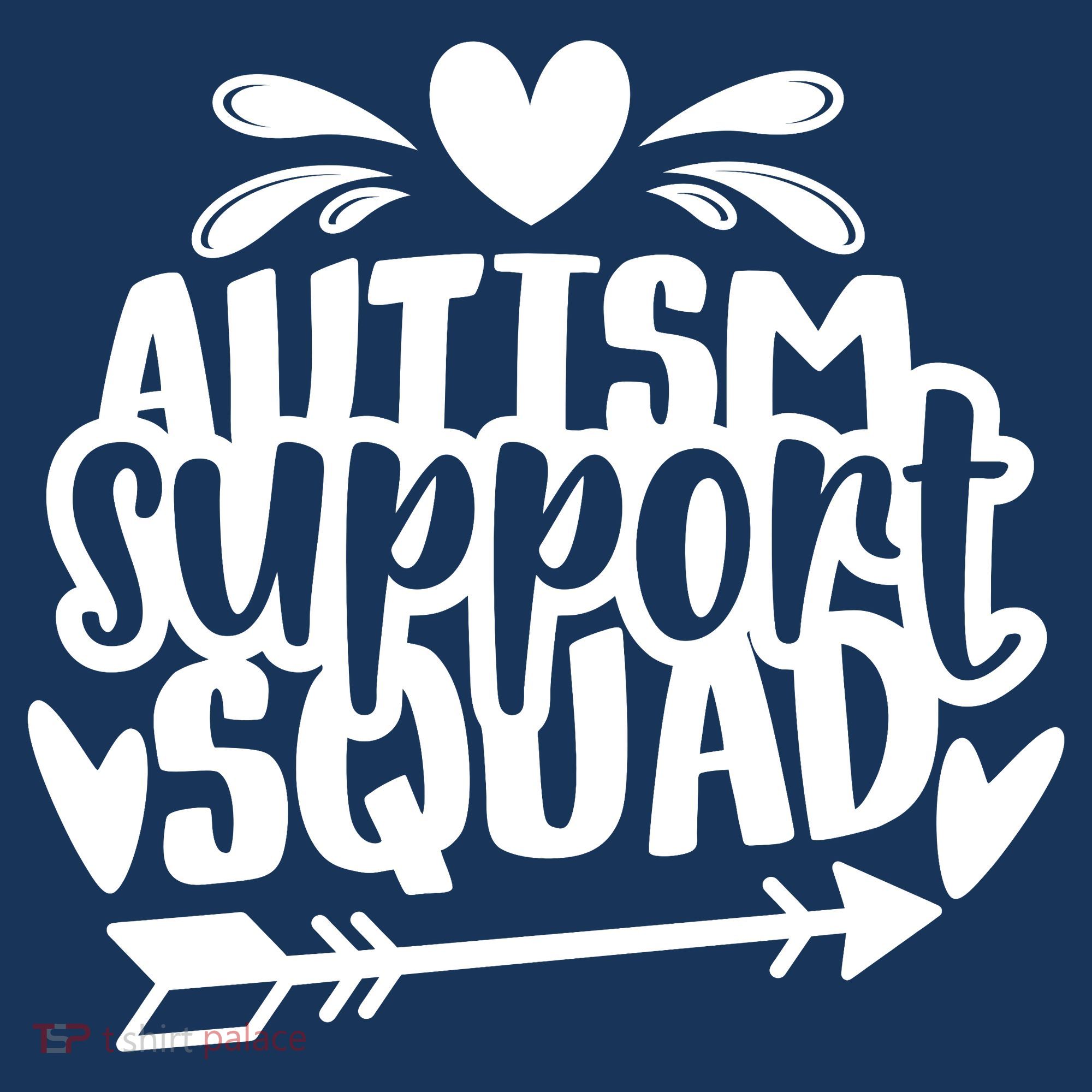 Autism Support Squad | Black / White USA-Made Doggie Bandana