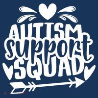 Autism Support Squad | Black / White Pajama Set thumb 2