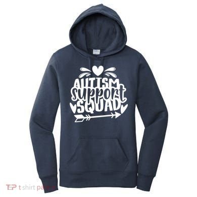 Autism Support Squad | Black / White Women's Hoodie