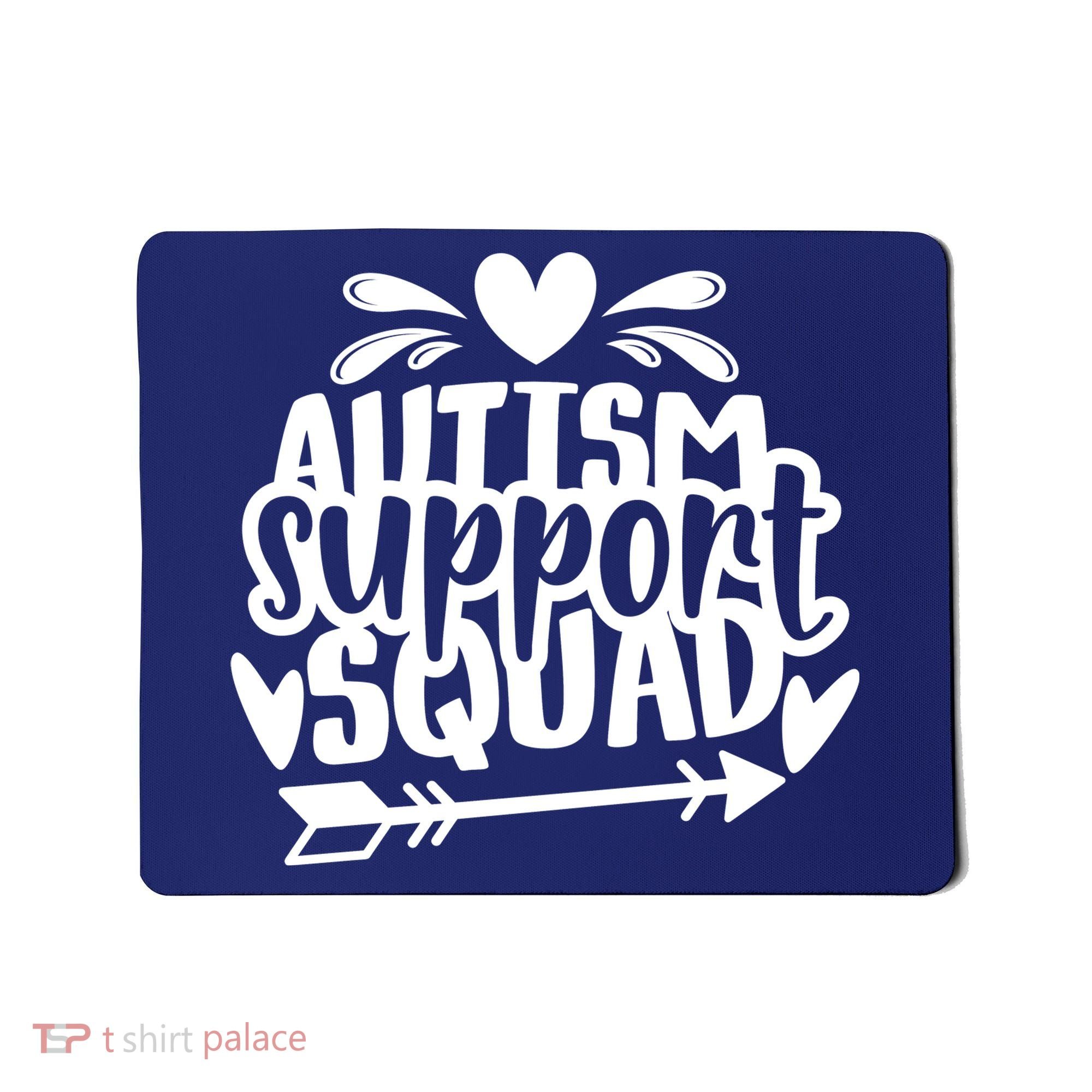 Autism Support Squad | Black / White Mousepad