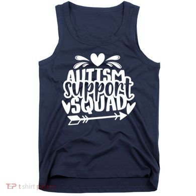 Autism Support Squad | Black / White Tank Top