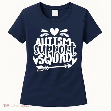 Autism Support Squad | Black / White Women's T-Shirt