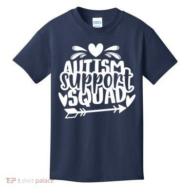 Autism Support Squad | Black / White Kids T-Shirt