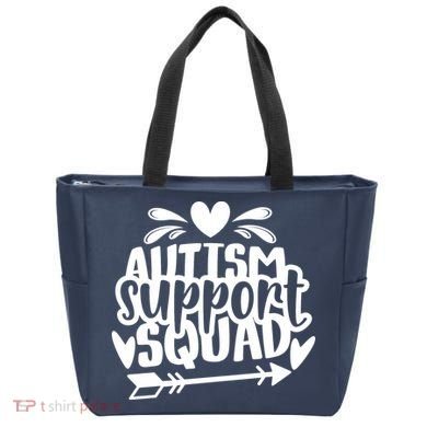 Autism Support Squad | Black / White Tote Bag