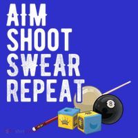 Aim Shoot Swear Repeat Cool Gift Pool Player Cool Gift Hall Shark Billiard Gift Hoodie thumb 7