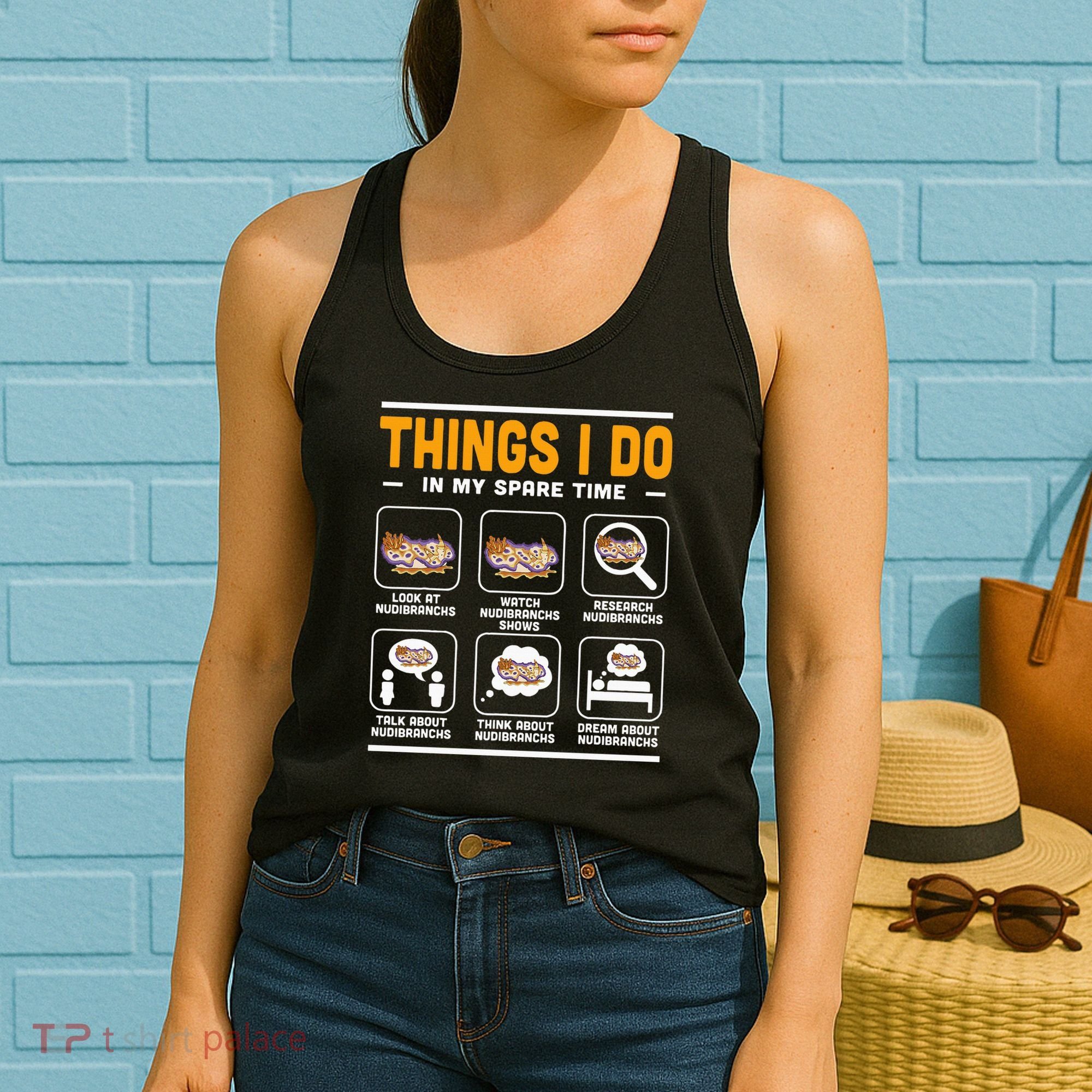 Aquarist Sea Slug Nudibranch Things I Do In My Spare Time Women's Tank Top
