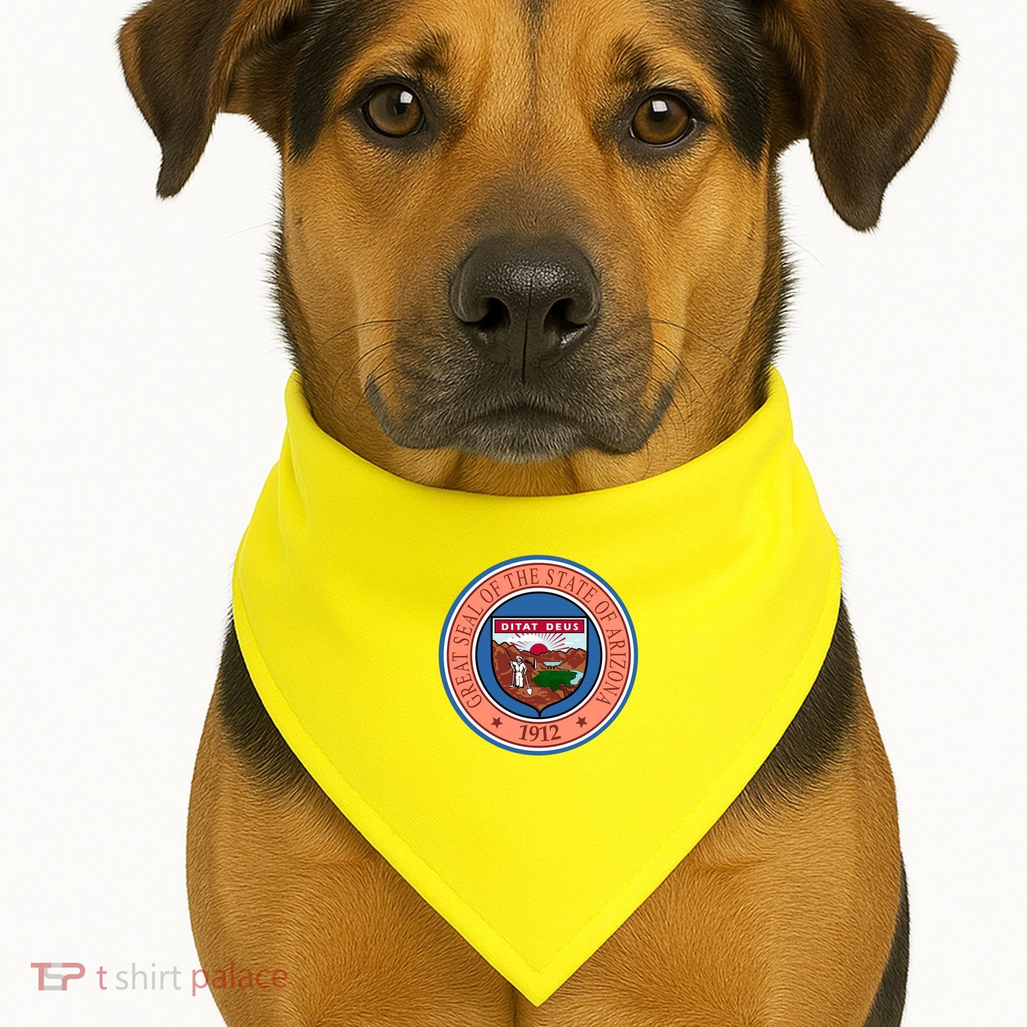 Arizona State Seal USA-Made Doggie Bandana