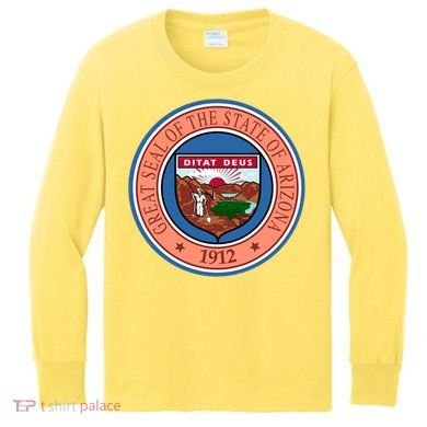 Arizona State Seal Kids Long Sleeve Shirt