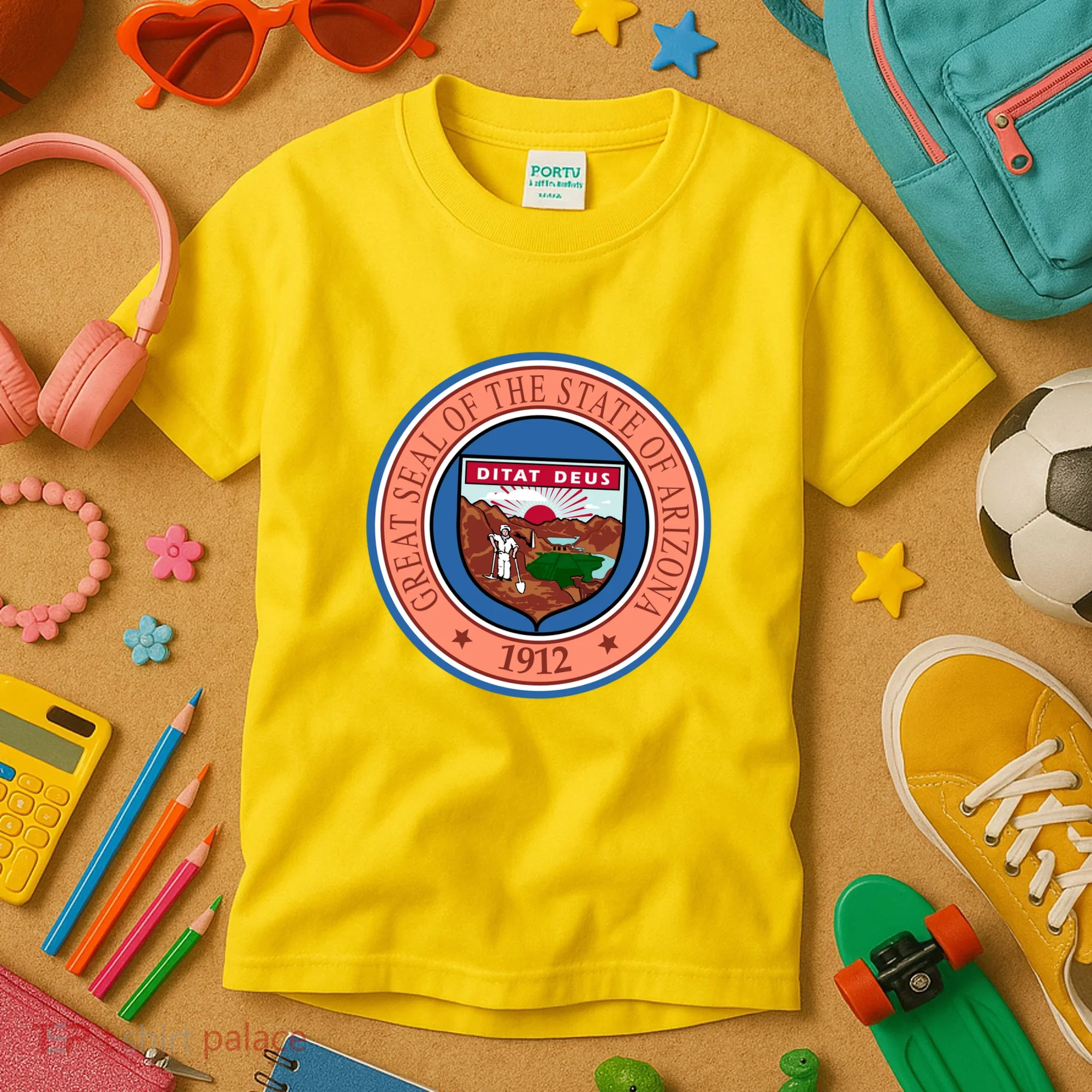 Arizona State Seal Kids T-Shirt