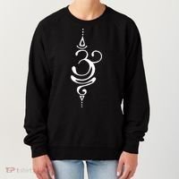 Ancient Sanskrit Symbol For Breathe Inspiration Om Yoga Great Gift Women's Sweatshirt thumb 0