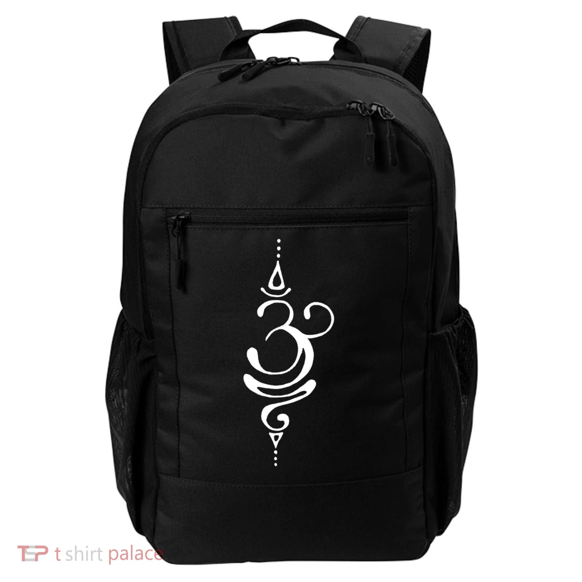 Ancient Sanskrit Symbol For Breathe Inspiration Om Yoga Great Gift Backpack