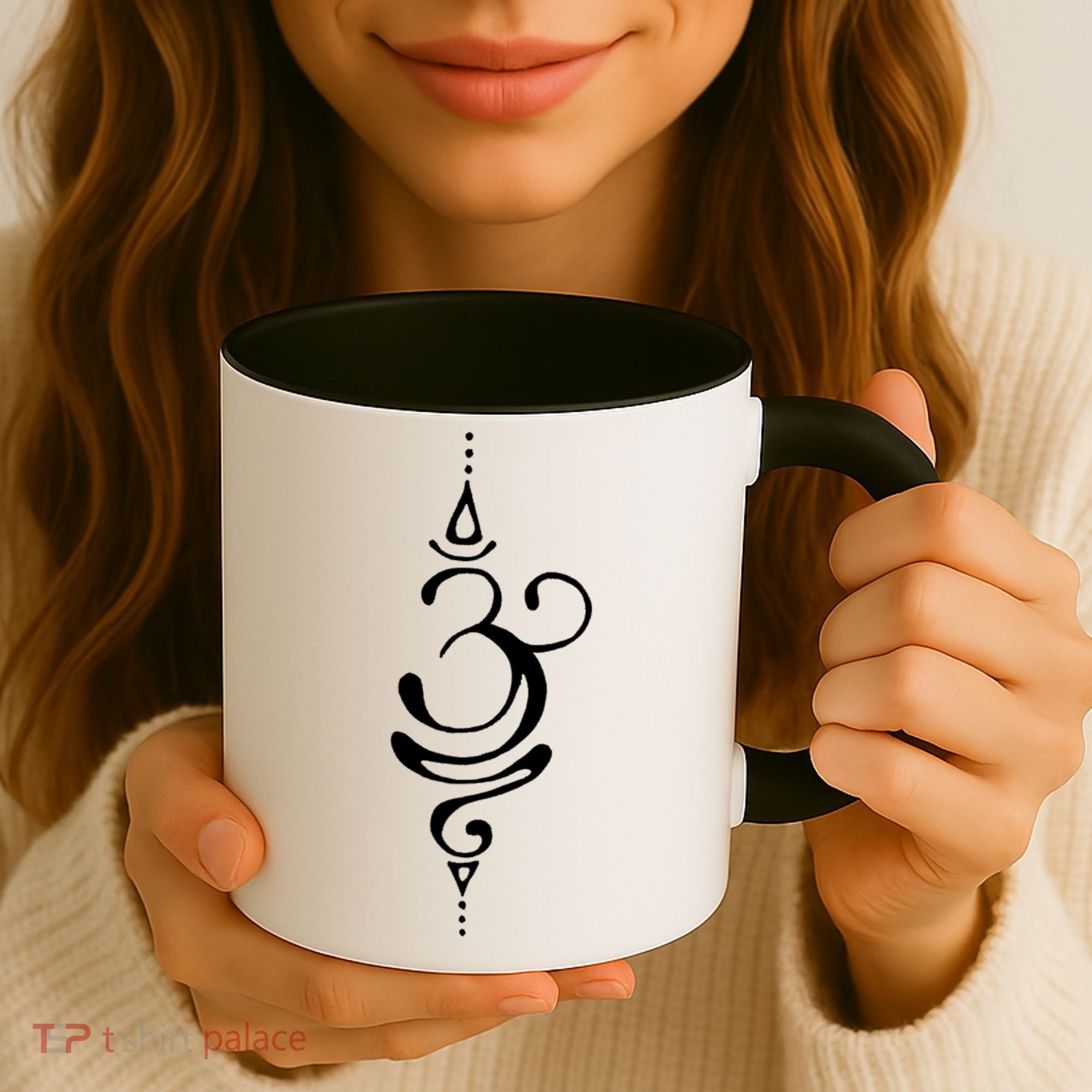 Ancient Sanskrit Symbol For Breathe Inspiration Om Yoga Great Gift Coffee Mug