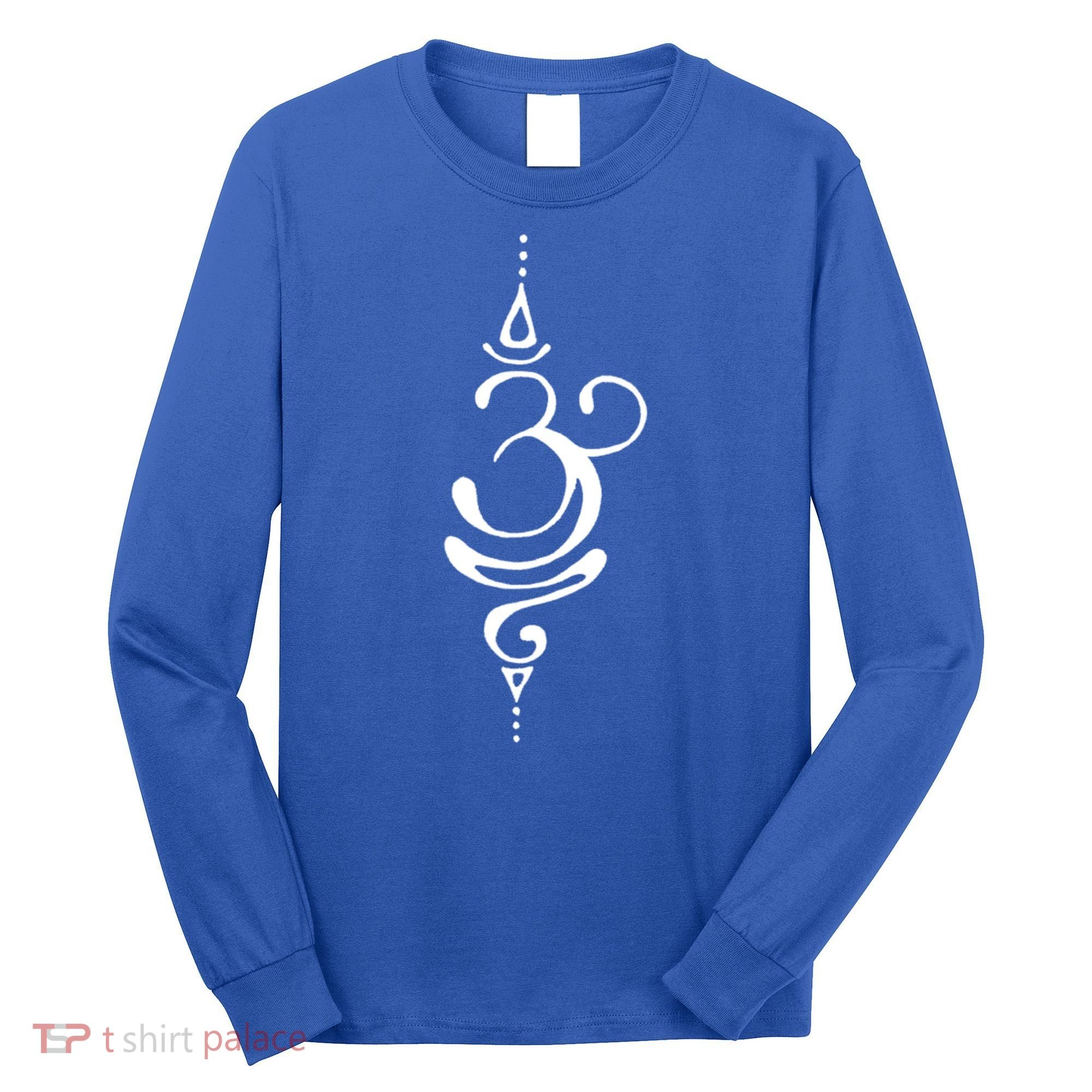 Ancient Sanskrit Symbol For Breathe Inspiration Om Yoga Great Gift Long Sleeve Shirt