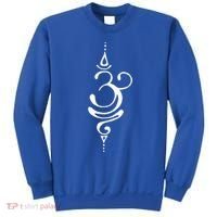 Ancient Sanskrit Symbol For Breathe Inspiration Om Yoga Great Gift Sweatshirt thumb 0
