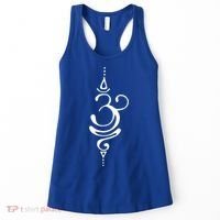 Ancient Sanskrit Symbol For Breathe Inspiration Om Yoga Great Gift Women's Tank Top thumb 0