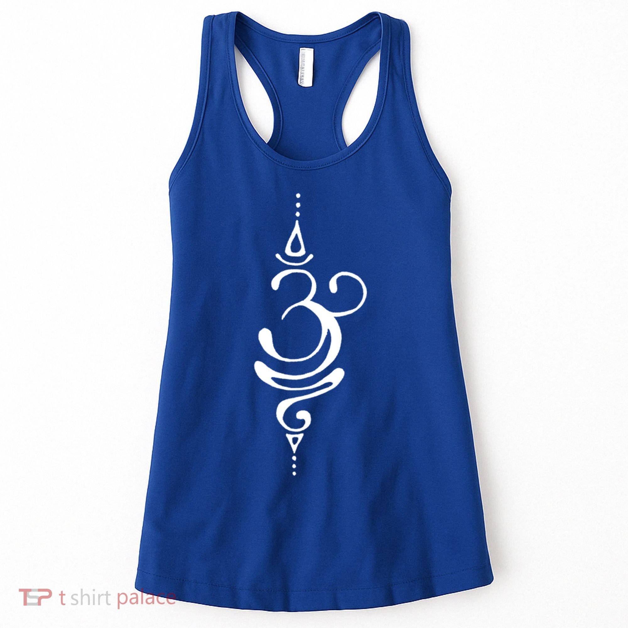 Ancient Sanskrit Symbol For Breathe Inspiration Om Yoga Great Gift Women's Tank Top