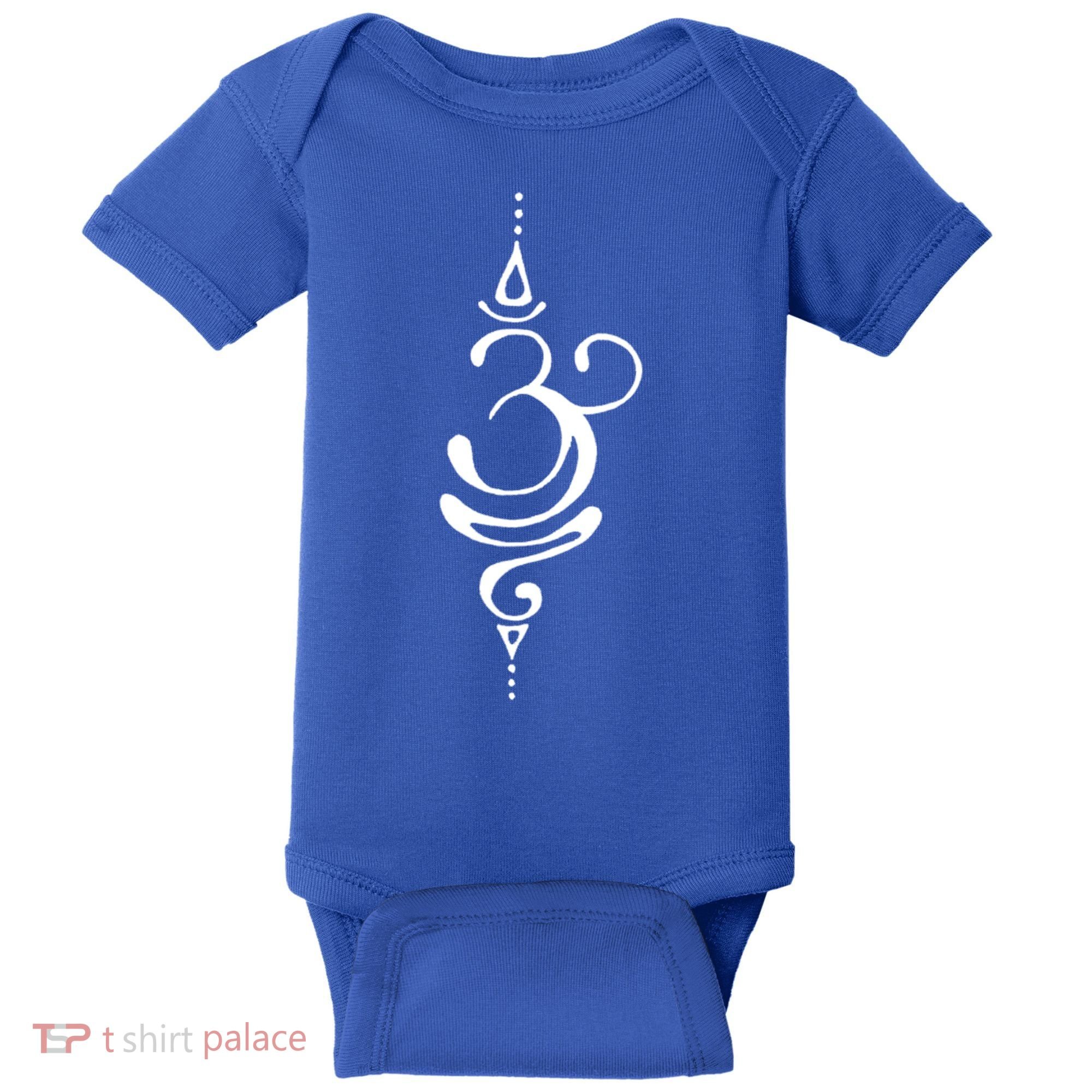 Ancient Sanskrit Symbol For Breathe Inspiration Om Yoga Great Gift Baby Bodysuit