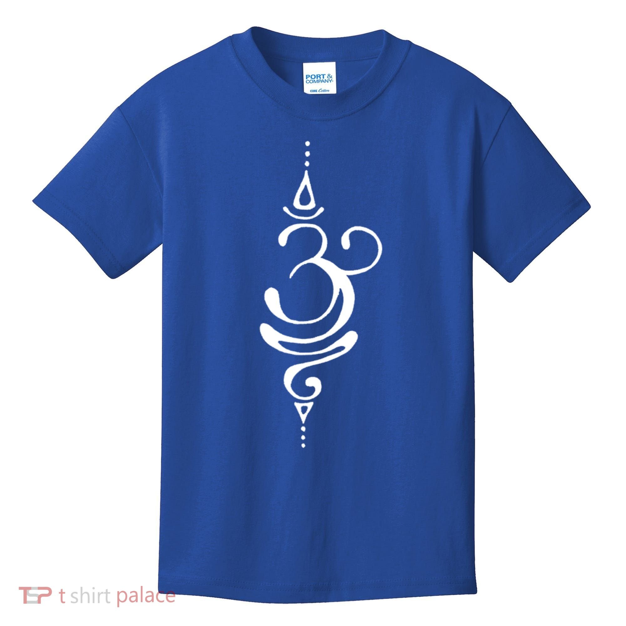 Ancient Sanskrit Symbol For Breathe Inspiration Om Yoga Great Gift Kids T-Shirt