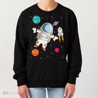 Astronaut Space Science Rocket Ship Gift Women's Sweatshirt thumb 0
