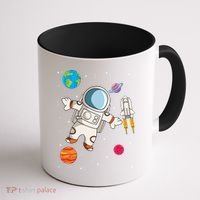 Astronaut Space Science Rocket Ship Gift Coffee Mug thumb 1