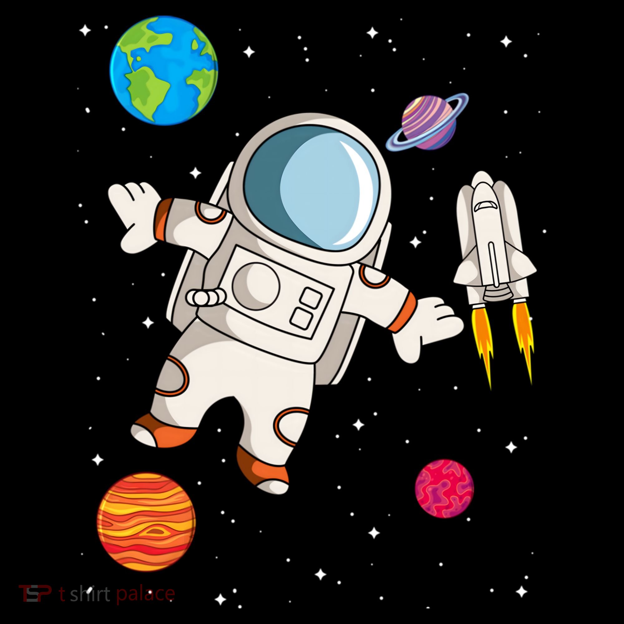 Astronaut Space Science Rocket Ship Gift Coffee Mug