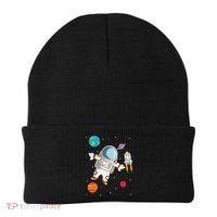 Astronaut Space Science Rocket Ship Gift Beanie thumb 0