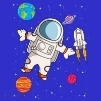 Astronaut Space Science Rocket Ship Gift Tumbler thumb 3