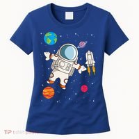 Astronaut Space Science Rocket Ship Gift Women's T-Shirt thumb 0