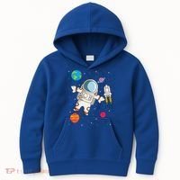 Astronaut Space Science Rocket Ship Gift Kids Hoodie thumb 0