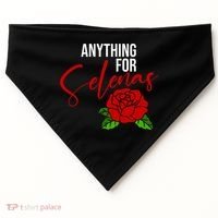 Awesome Selenas , Selenas Forever, Hip Hop Music USA-Made Doggie Bandana thumb 0