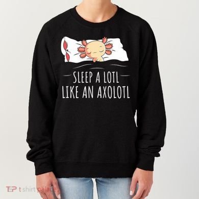 Axolotl Salamander Sleeping   Women's Sweatshirt
